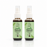 Organic Minoxidil Hair Regrowth Solution 120ml | Pack of 2