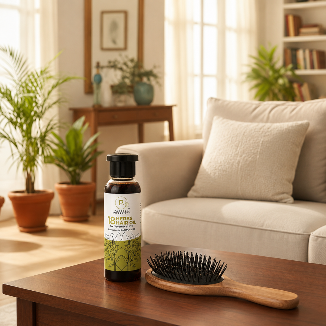 18 Herbs Hair Oil 100ml – Pakeeza Products