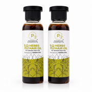 18 Herbs Hair Oil 100ml | Pack of 2