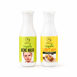 Acne mask with ubtan facewash | combo
